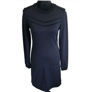 Scotch & Soda fitted dress with long sleeves and crew neck, size small